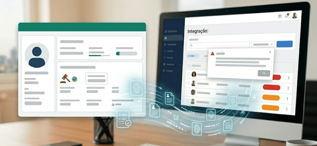 Integração background check e ATS